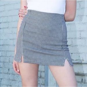 Gingham Brandy Melville Cara Skirt